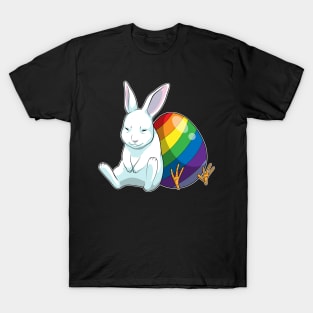 Bunny Easter Easter egg Rainbow T-Shirt